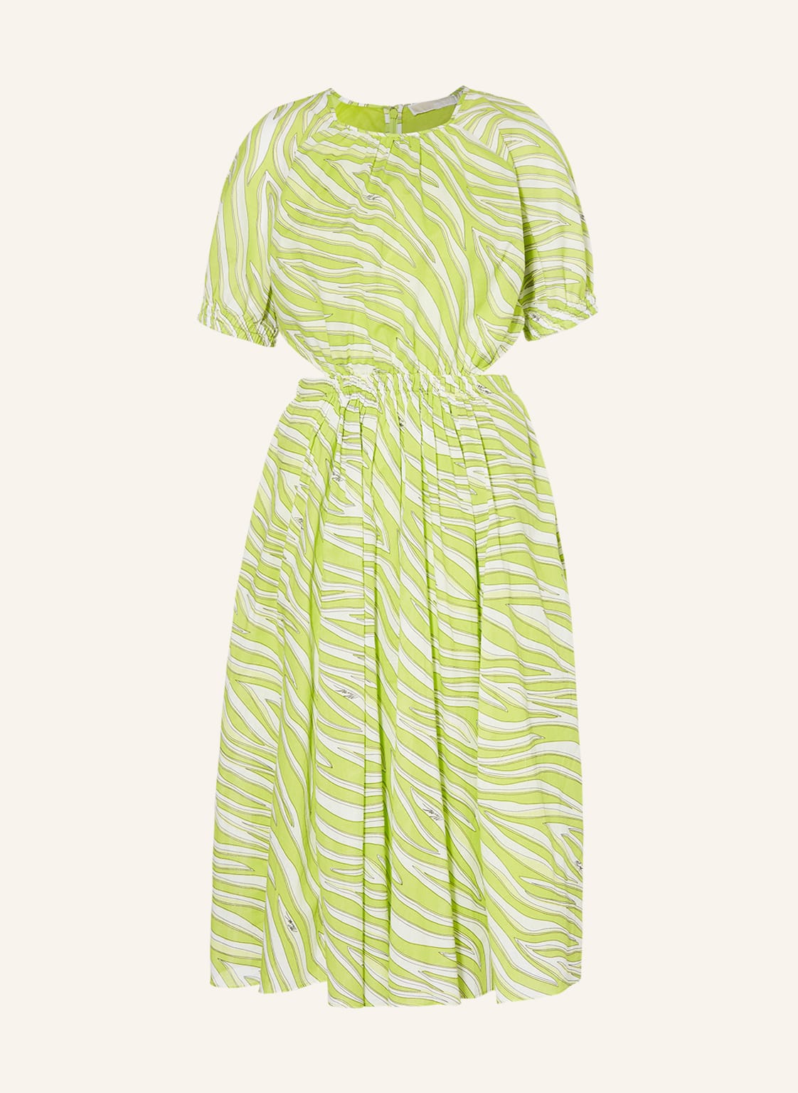 Image of Michael Kors Kleid Mit Cut-Outs gruen