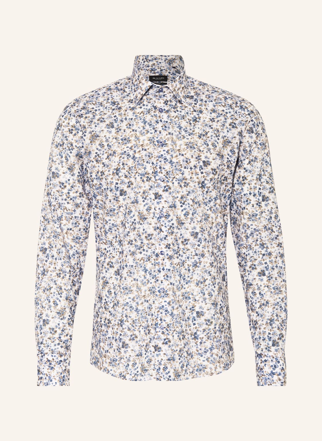 Image of Sand Copenhagen Hemd iver2 Slim Fit blau