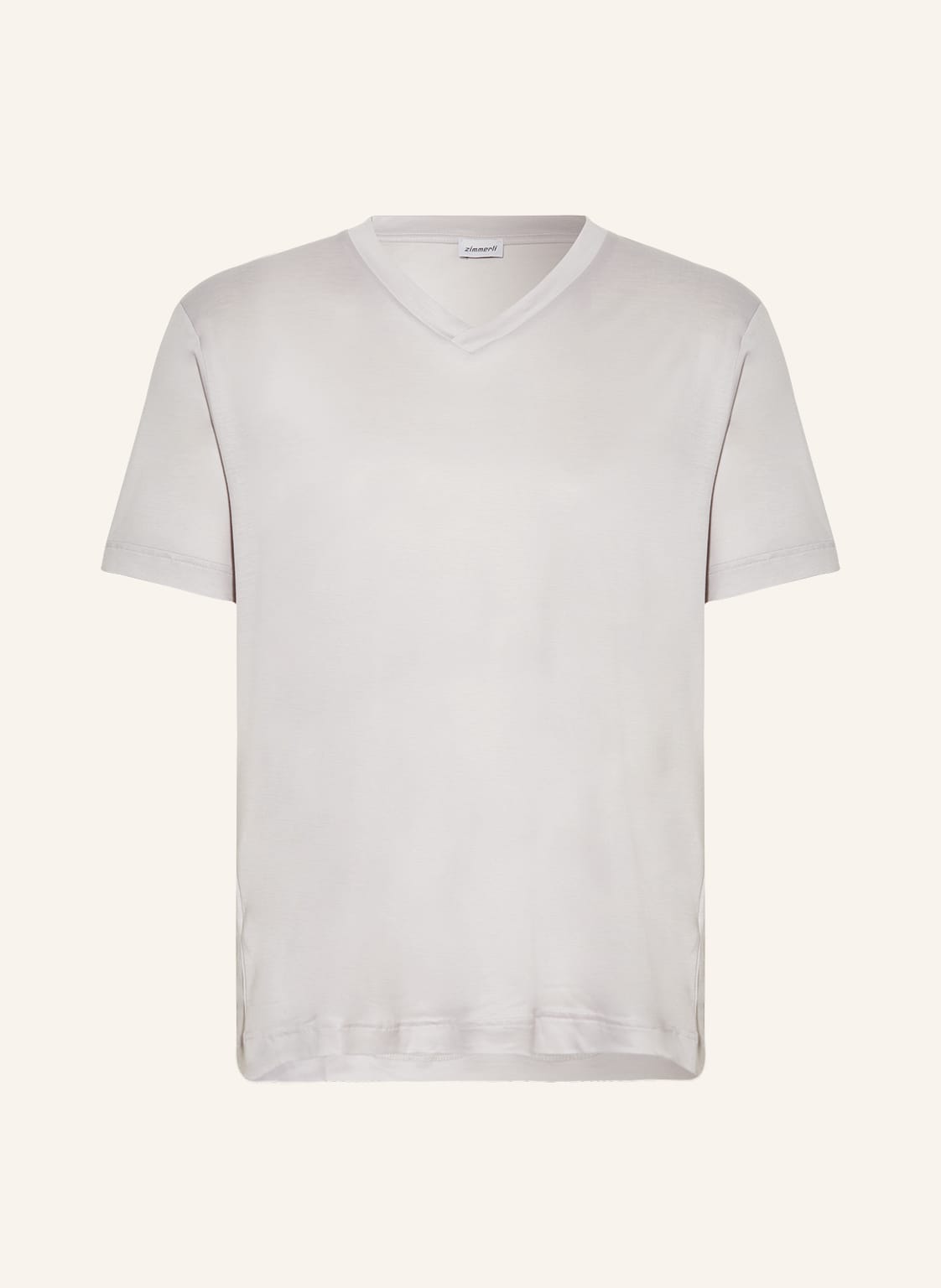 Image of Zimmerli Schlafshirt Sustainable Luxury grau