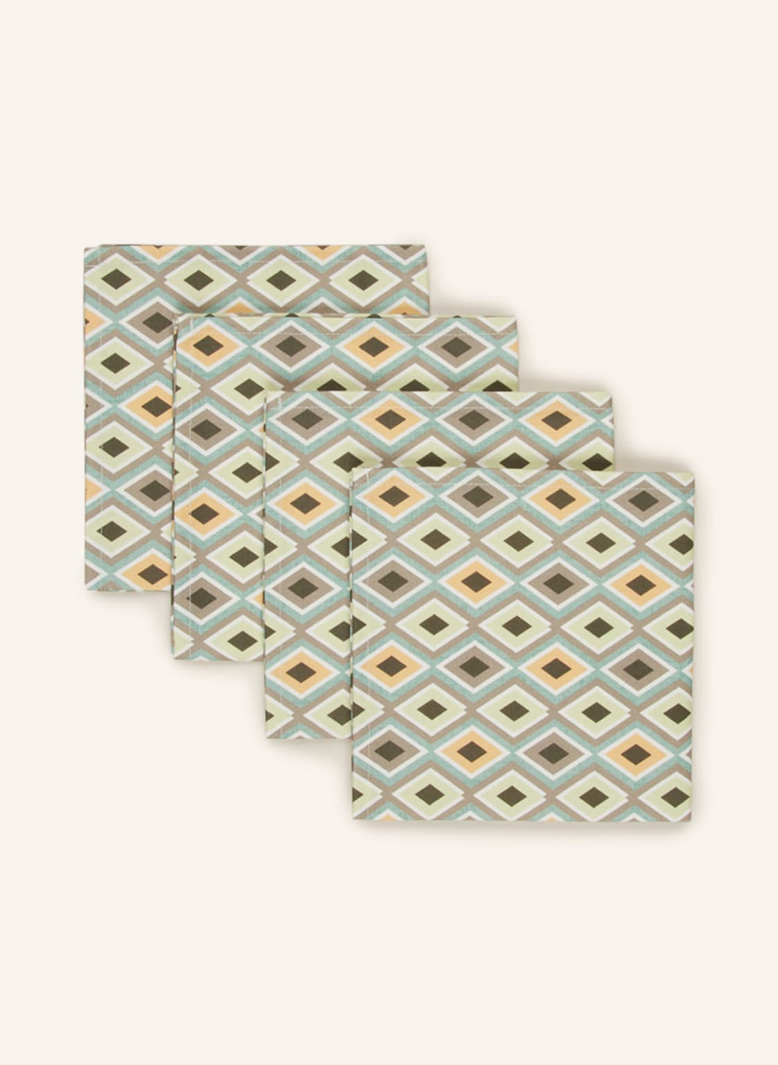 Image of Pichler 4er-Set Stoffservietten Fred gruen