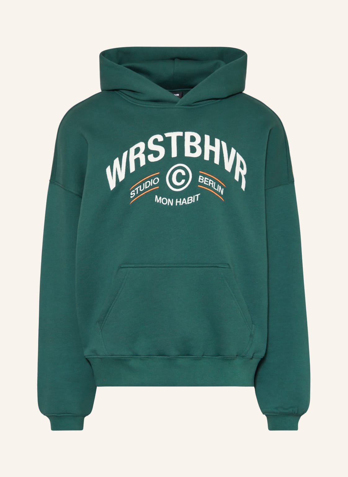 Image of Wrstbhvr Hoodie Moto gruen