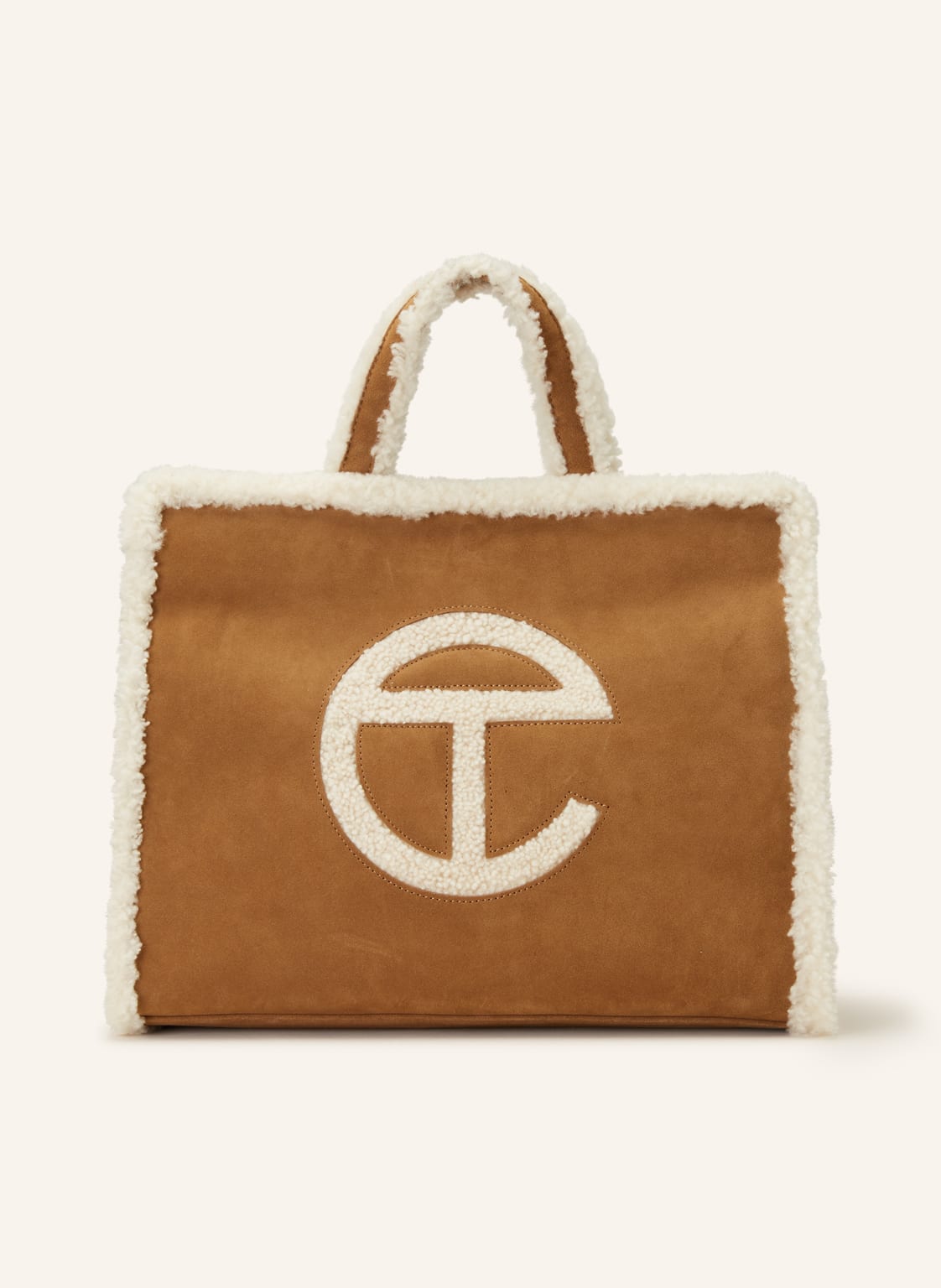 Image of Ugg Shopper Mit Echtfell braun