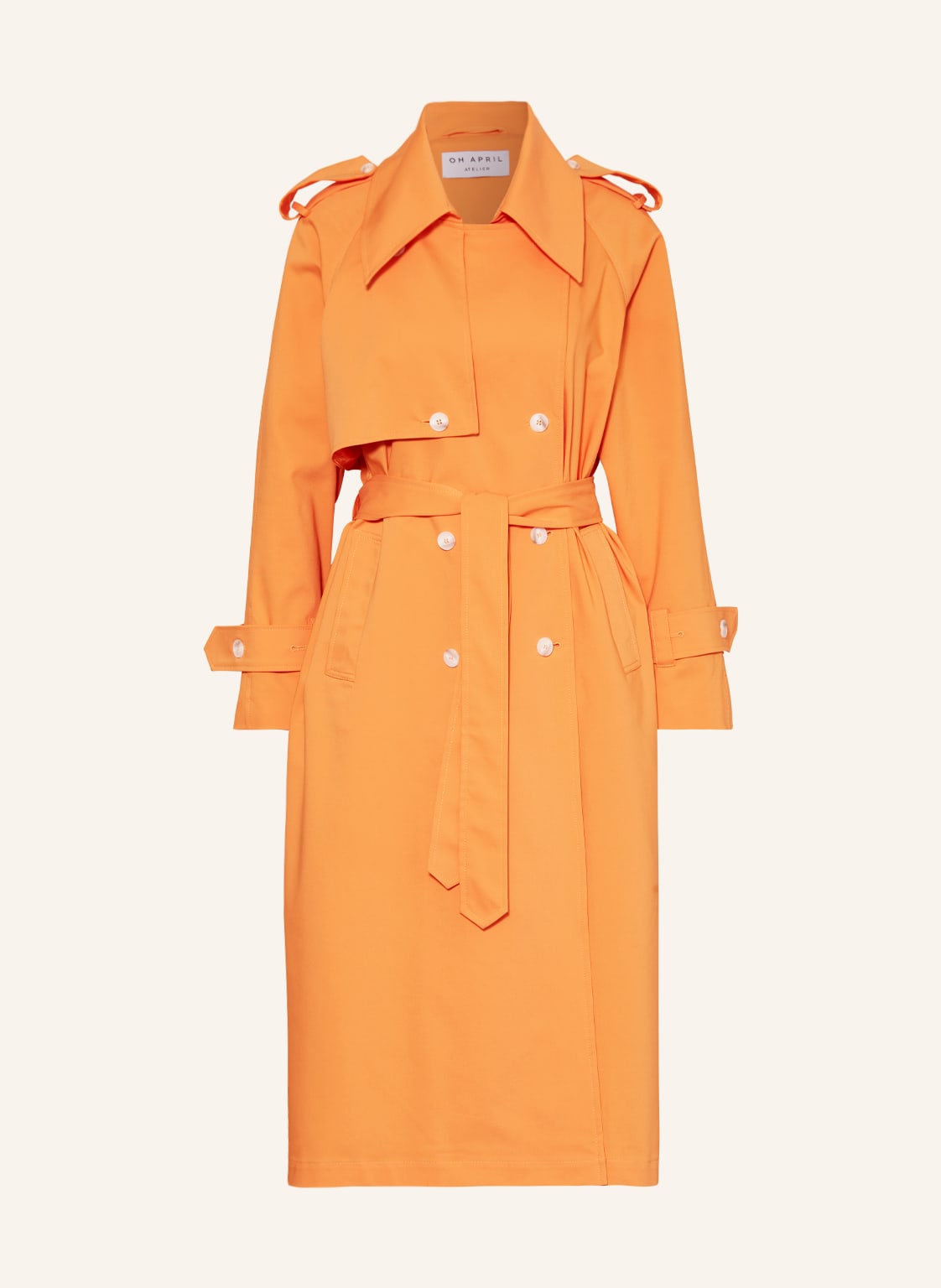 Image of Oh April Trenchcoat Dominique orange