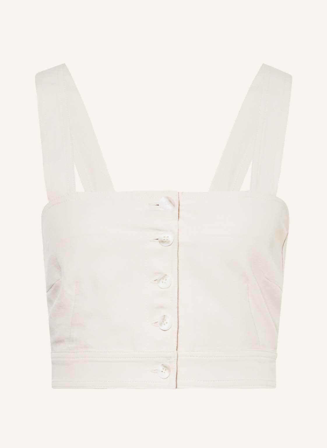 Image of Oh April Cropped-Top Lucile Mit Leinen beige