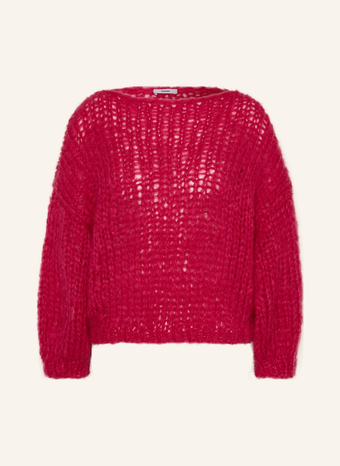 Image of Maiami Oversized-Pullover Aus Mohair pink
