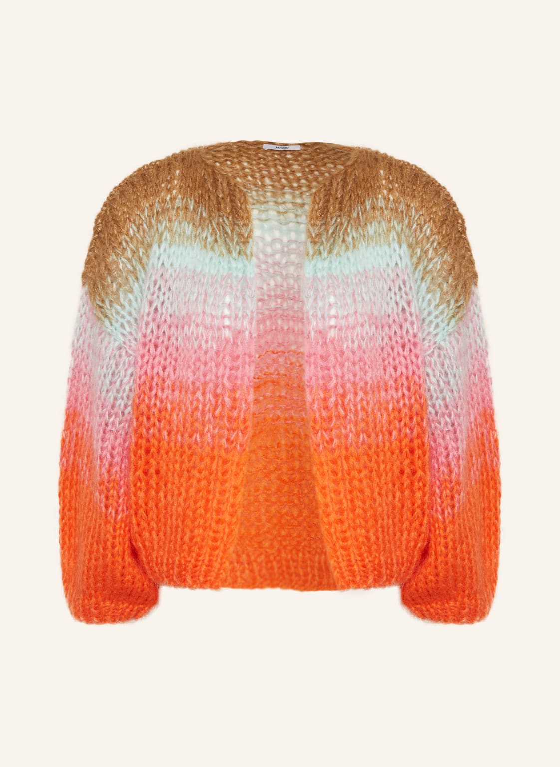 Image of Maiami Oversized-Strickhülle Mit Mohair orange