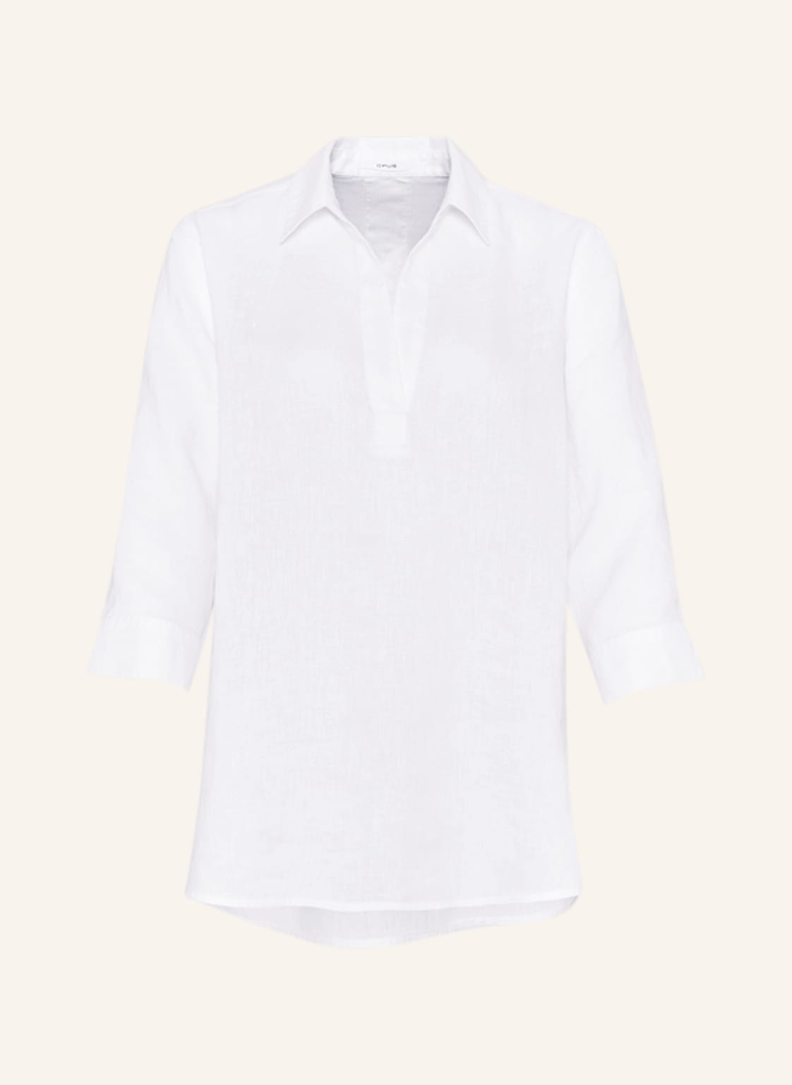 Image of Opus Blusenshirt Fengani Aus Leinen weiss