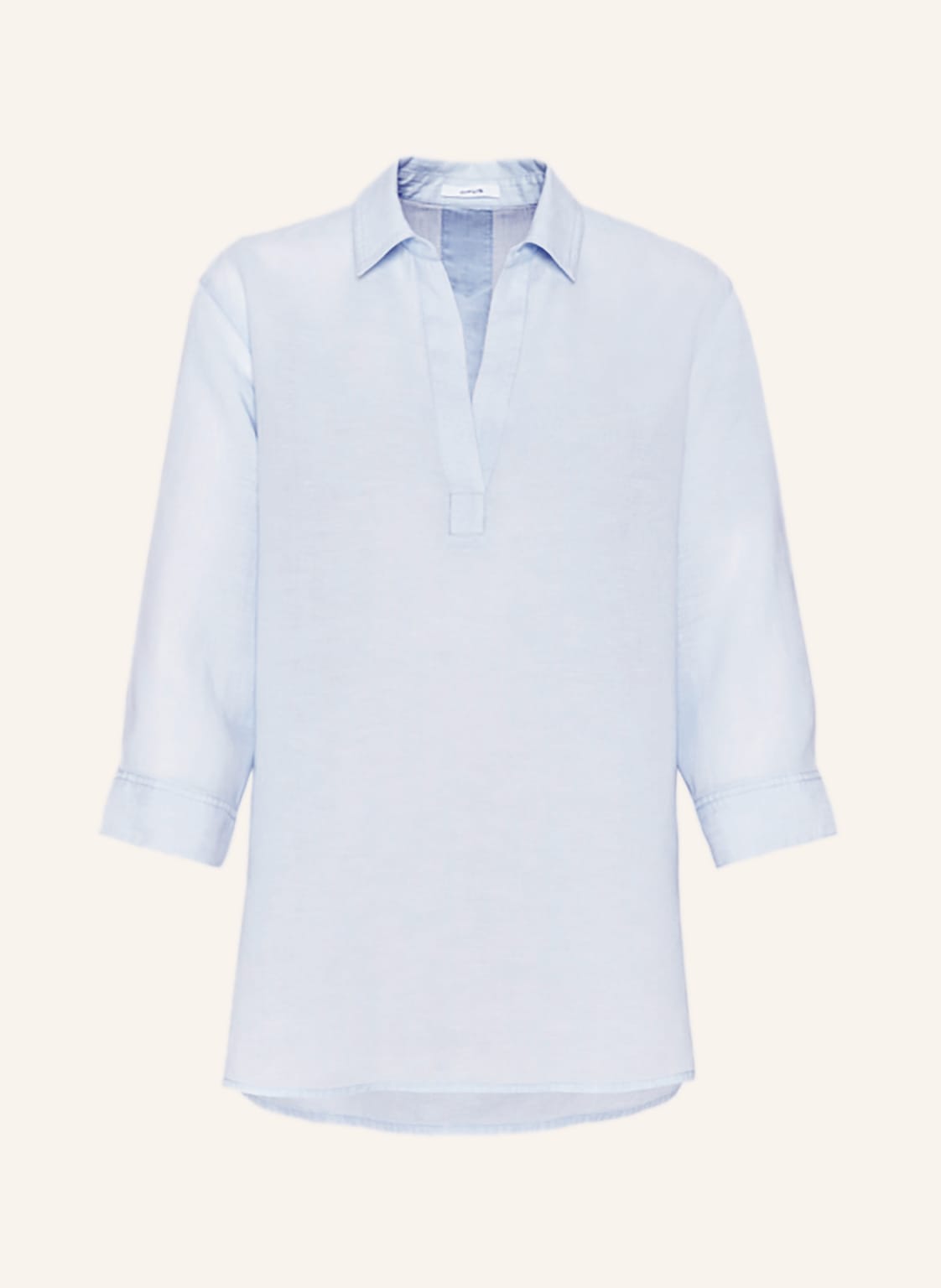 Image of Opus Blusenshirt Fengani Sky Aus Leinen blau