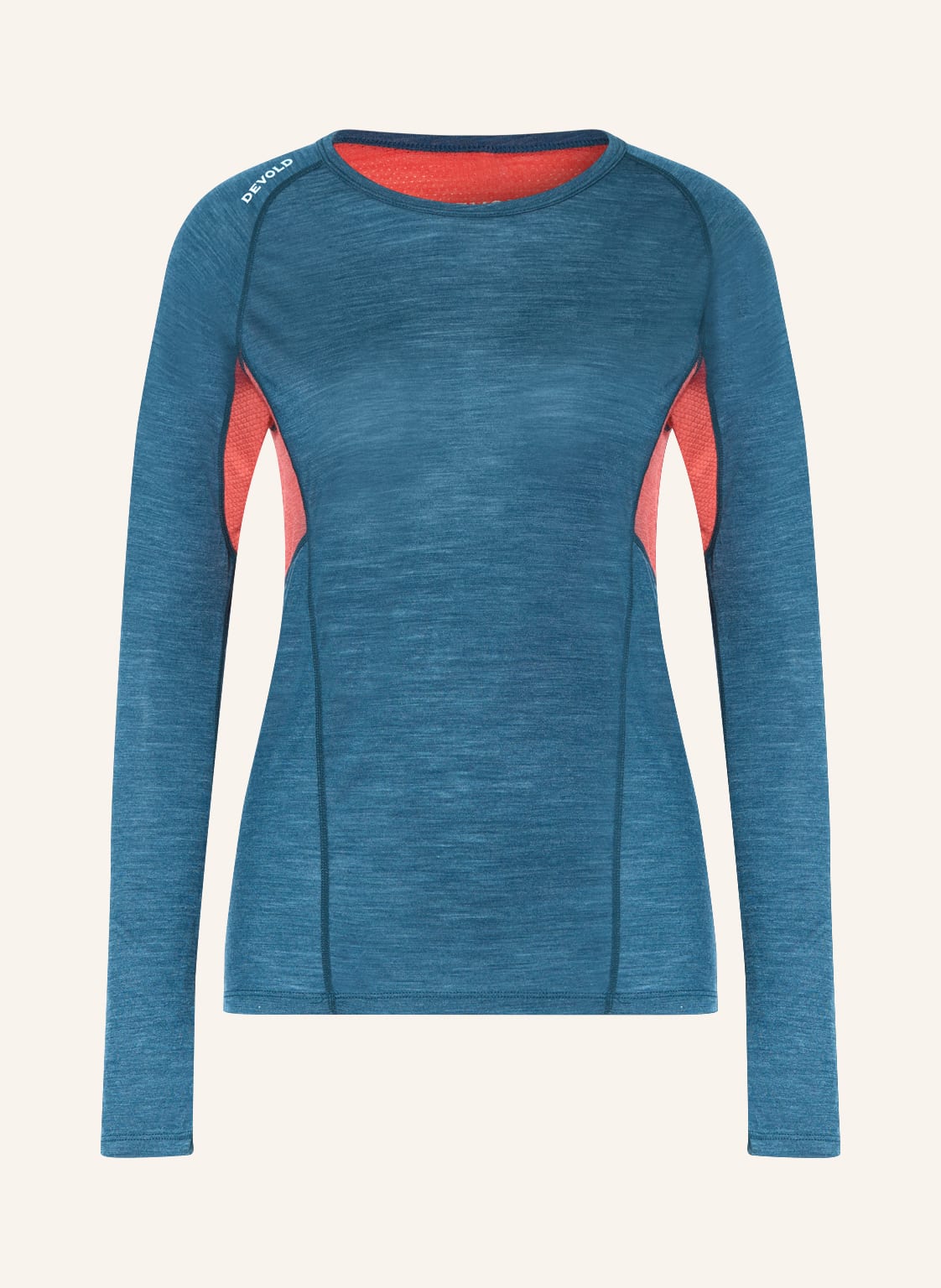Image of Devold Laufshirt Running Mit Merinowolle blau