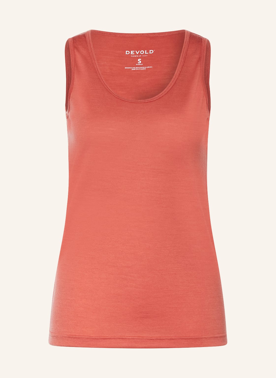 Image of Devold Tanktop Eika orange