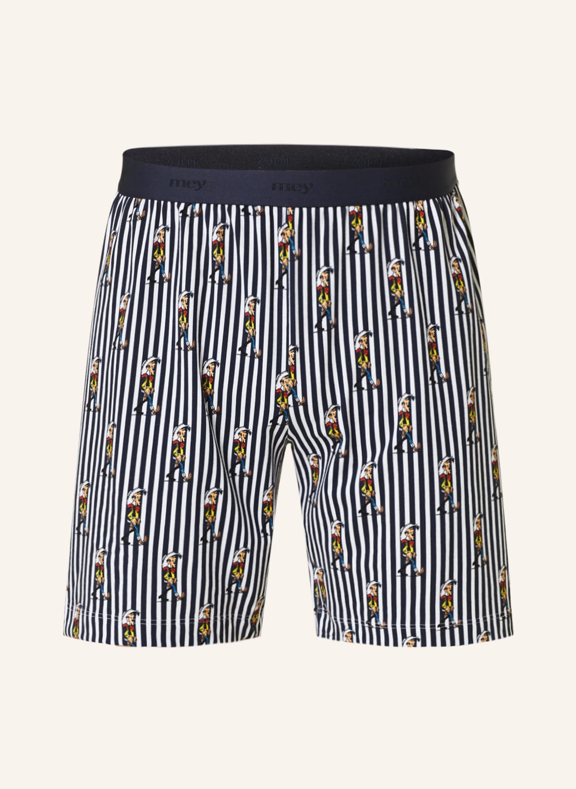 Image of Mey Schlafshorts blau