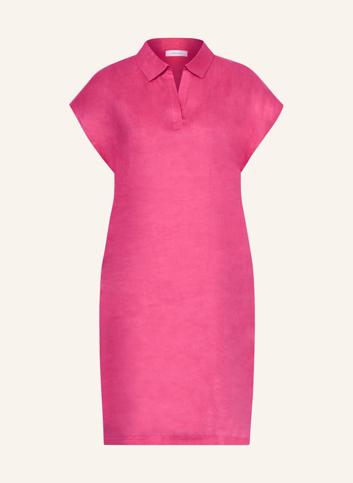 Image of Darling Harbour Kleid Im Materialmix pink