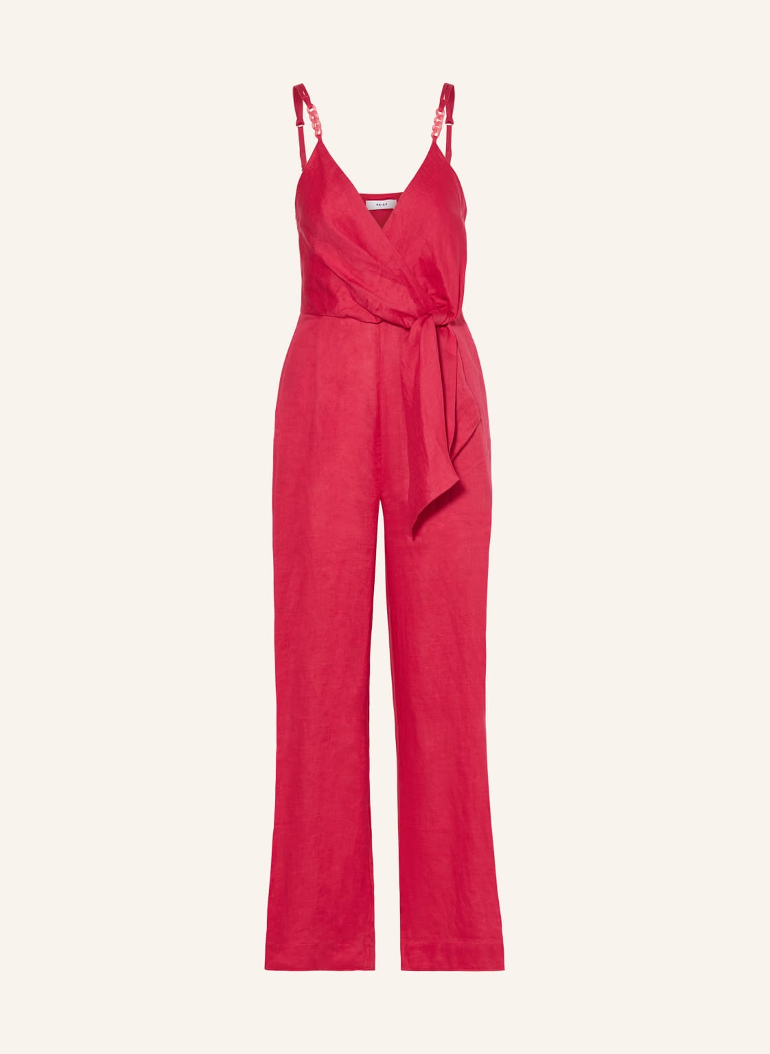 Image of Reiss Jumpsuit Emilia Aus Leinen pink