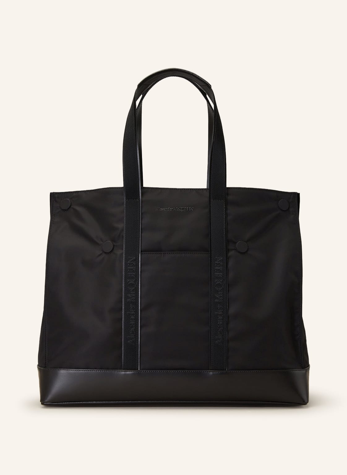 Image of Alexander Mcqueen Shopper Demanta schwarz
