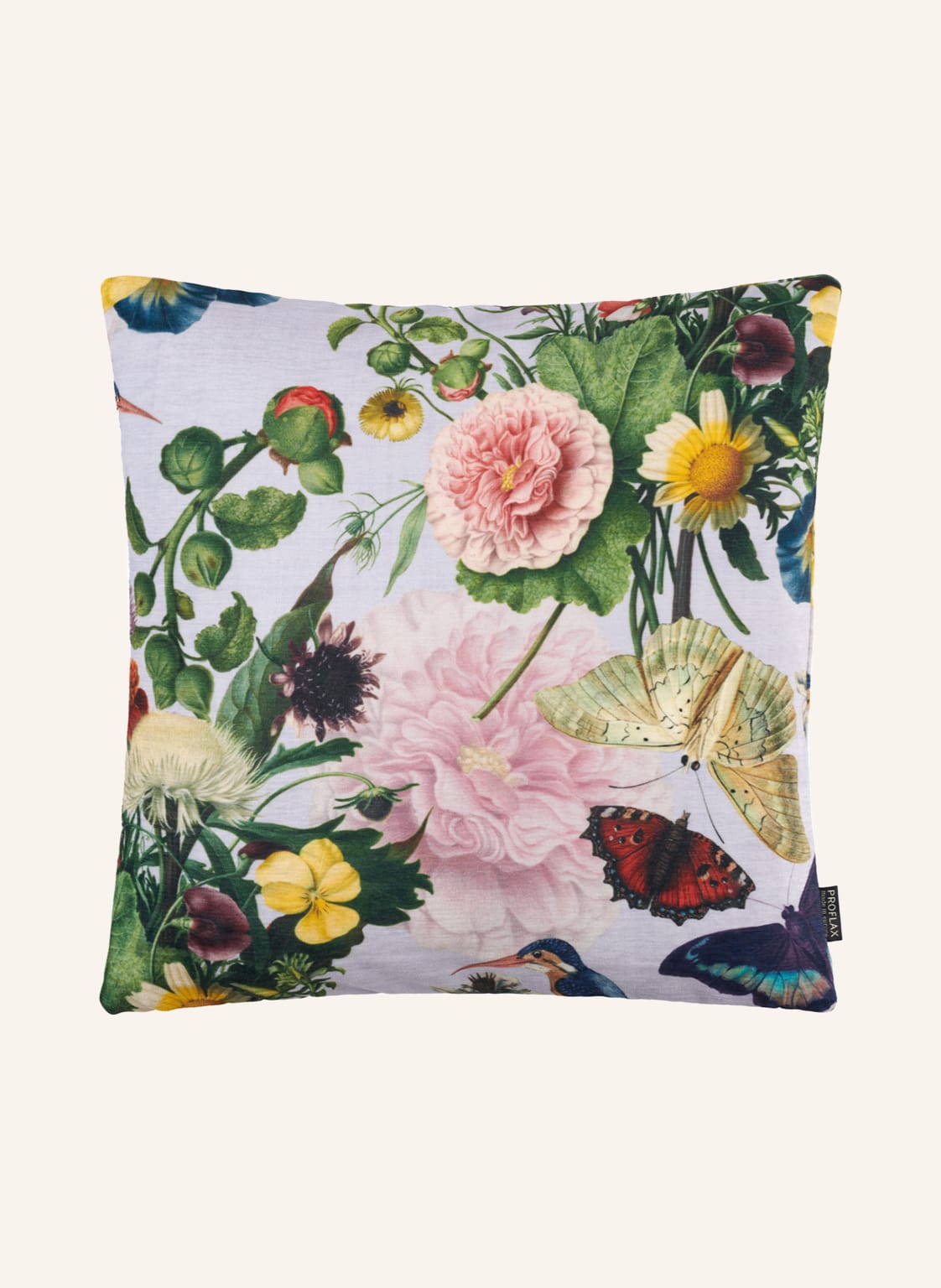 Image of Proflax Samt-Dekokissenhülle Arbo violett