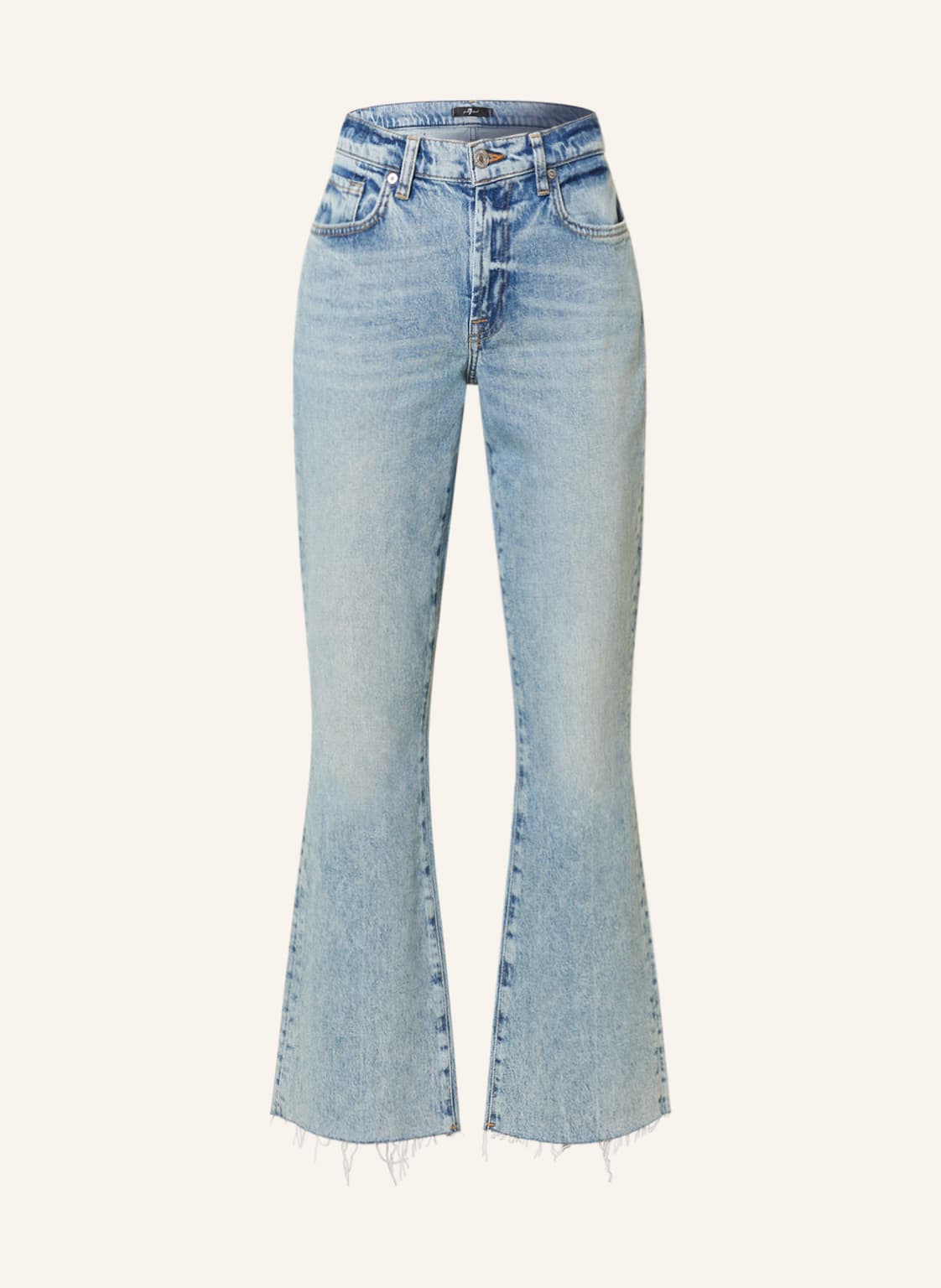 Image of 7 For All Mankind Bootcut Jeans Betty blau