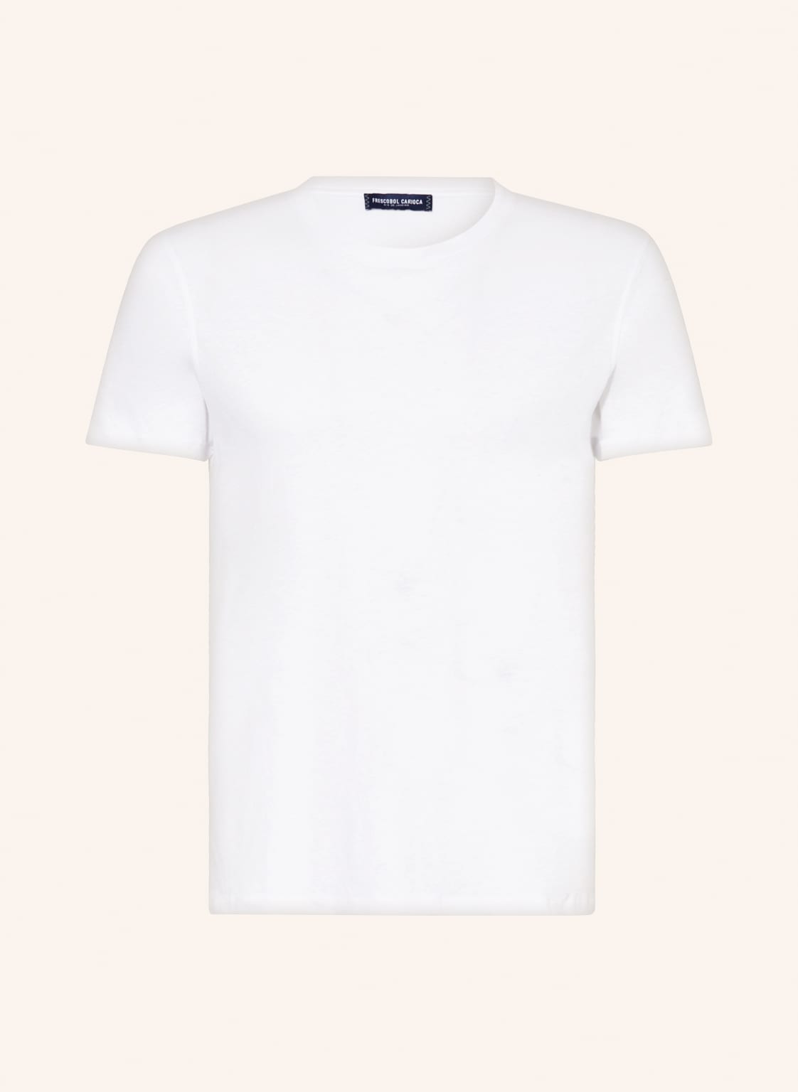 Image of Frescobol Carioca T-Shirt Mit Leinen weiss