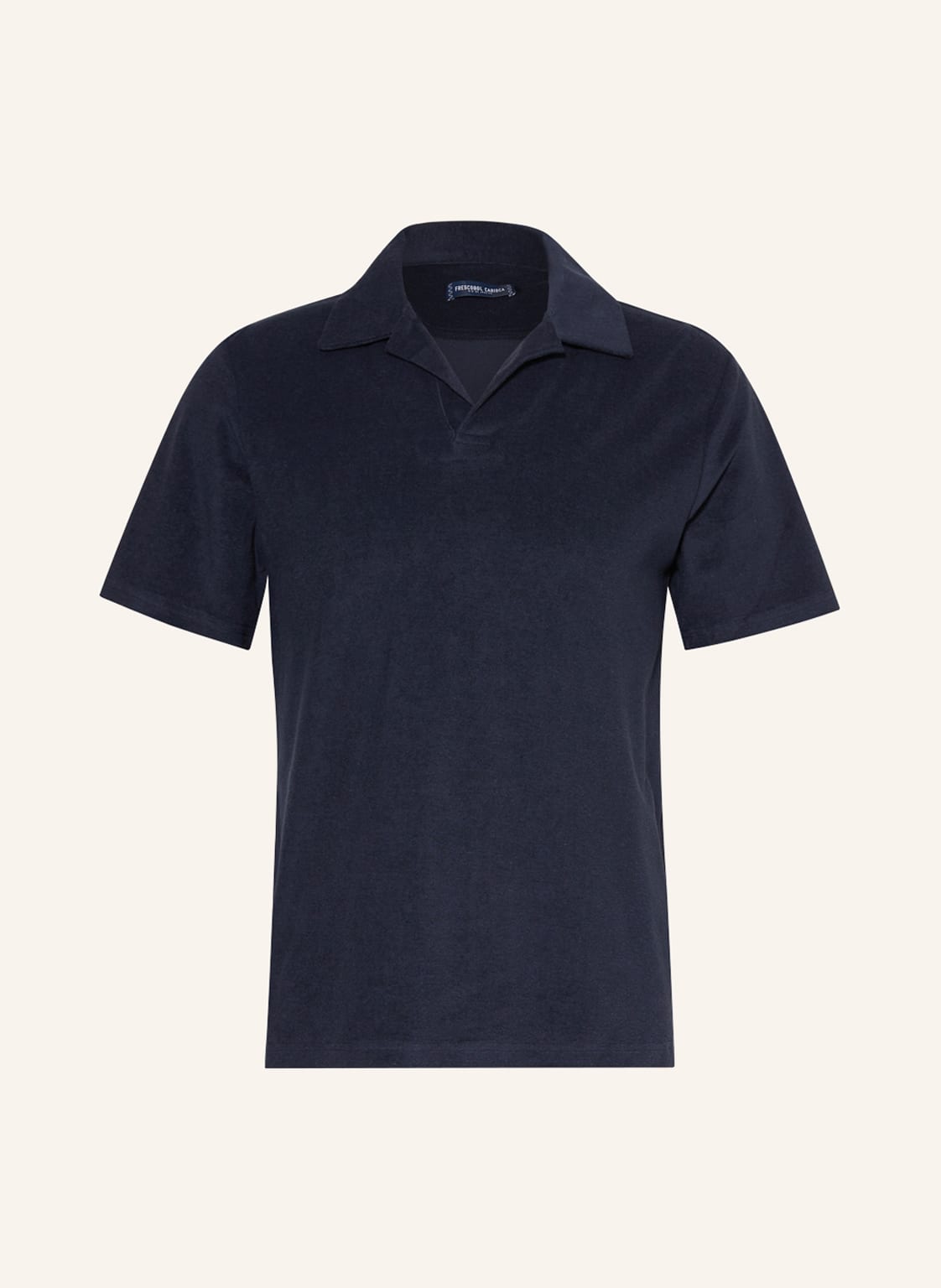 Image of Frescobol Carioca Frottee-Poloshirt blau