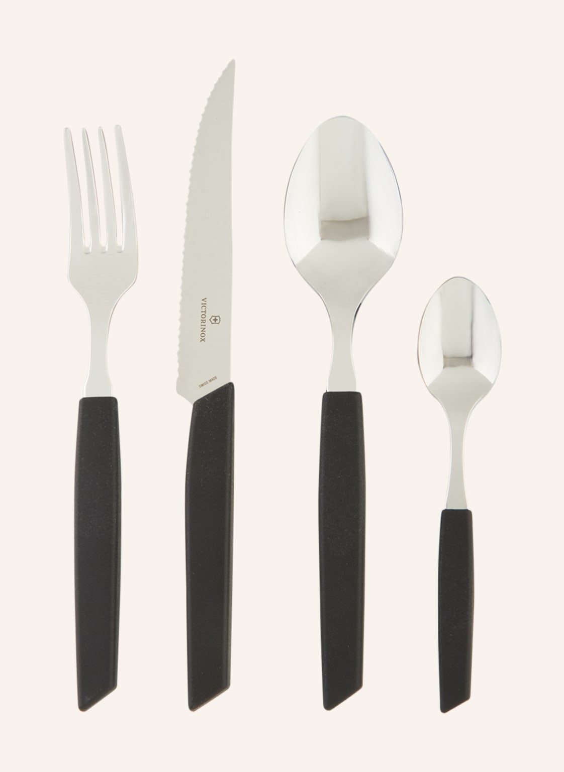 Image of Victorinox 24-Tlg. Besteck-Set Swiss Modern schwarz