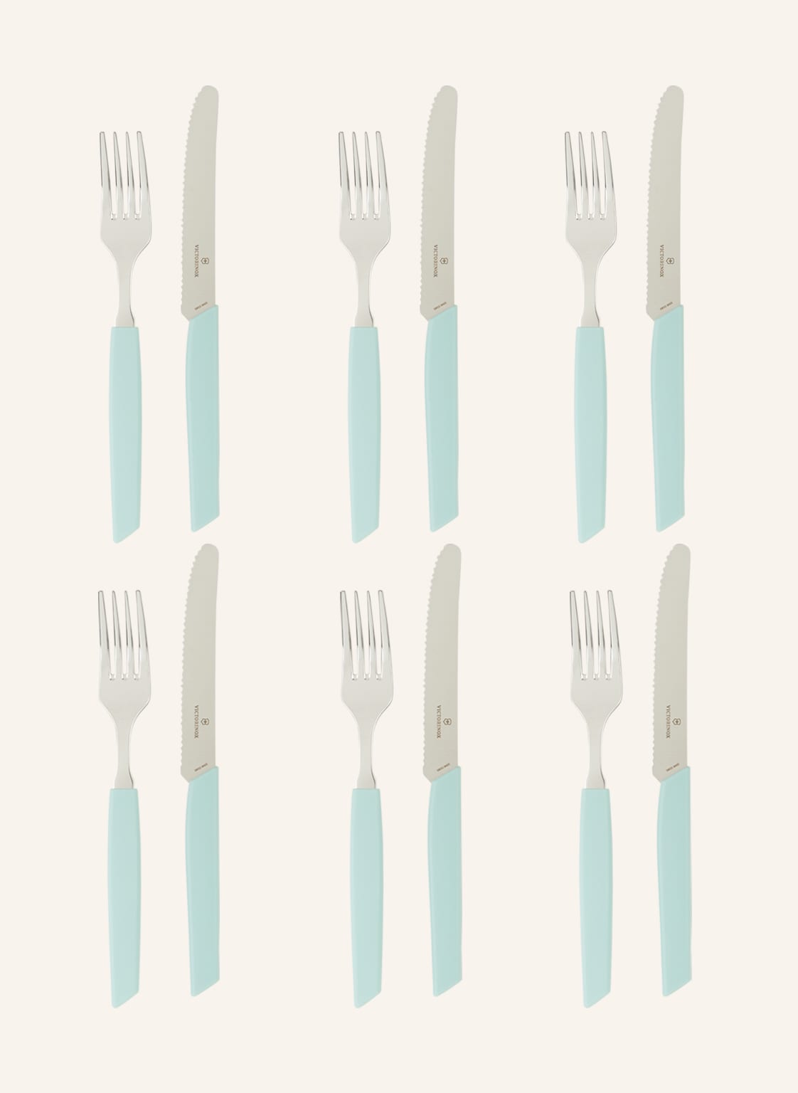 Image of Victorinox 12-Tlg. Besteck-Set Swiss Modern gruen