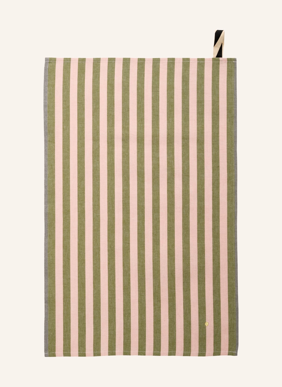 Image of La Cerise Sur Le Gâteau Geschirrtuch Ray Matcha beige