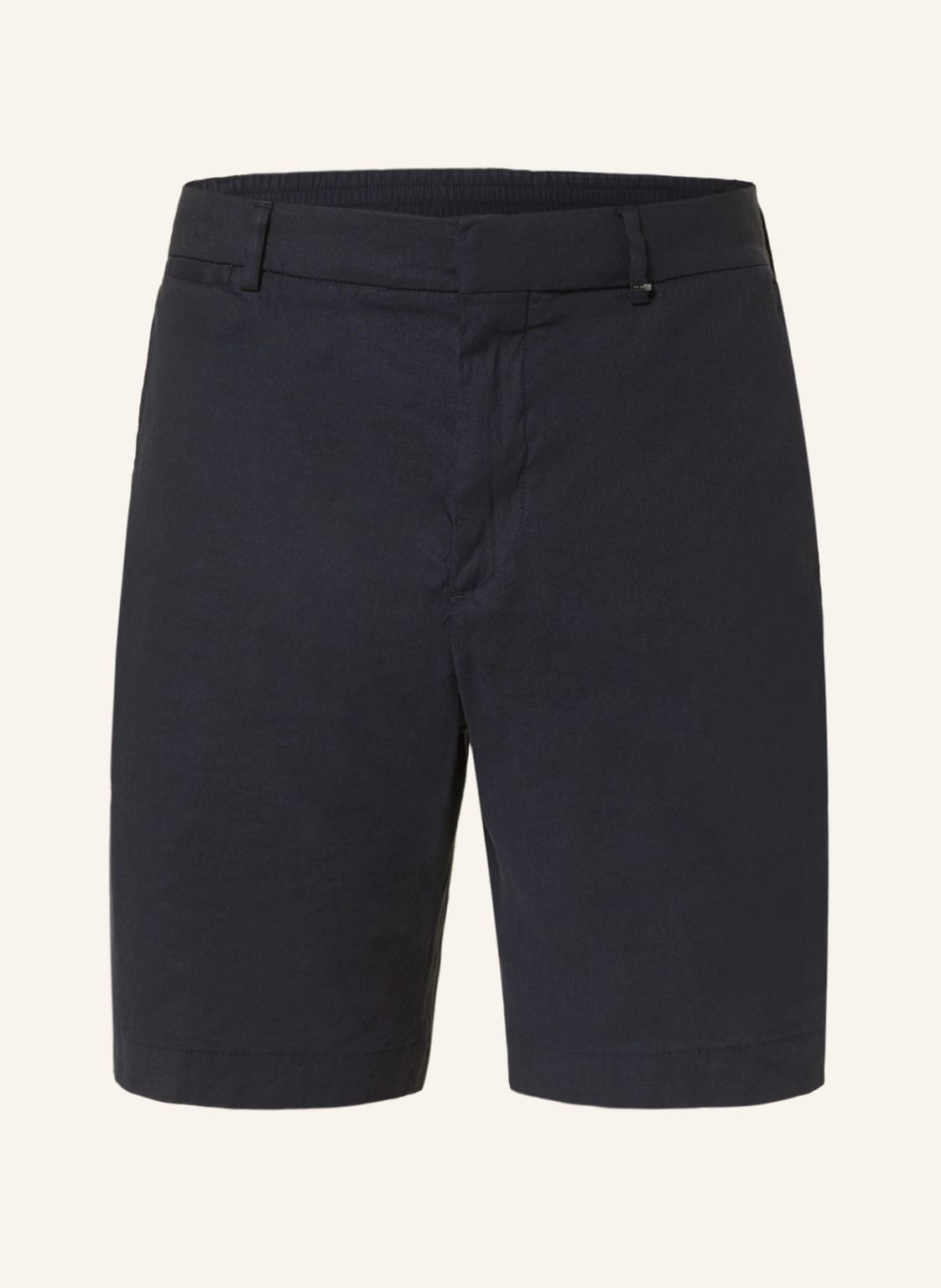 Image of Ted Baker Shorts Leder Mit Leinen blau
