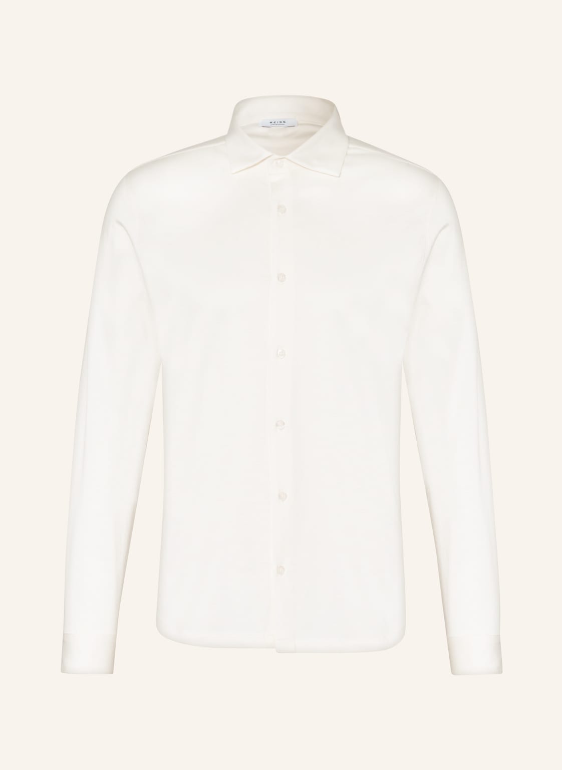 Image of Reiss Jerseyhemd King Slim Fit weiss