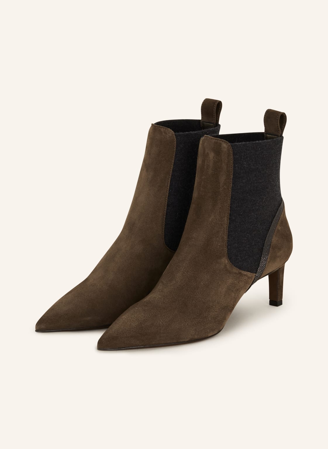 Image of Brunello Cucinelli Stiefeletten beige