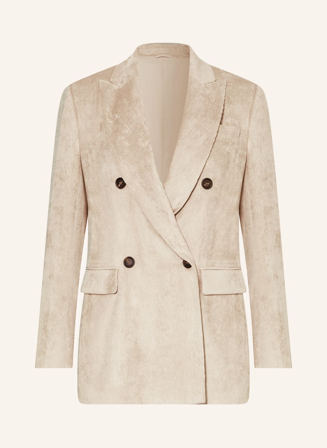Image of Brunello Cucinelli Cordblazer beige