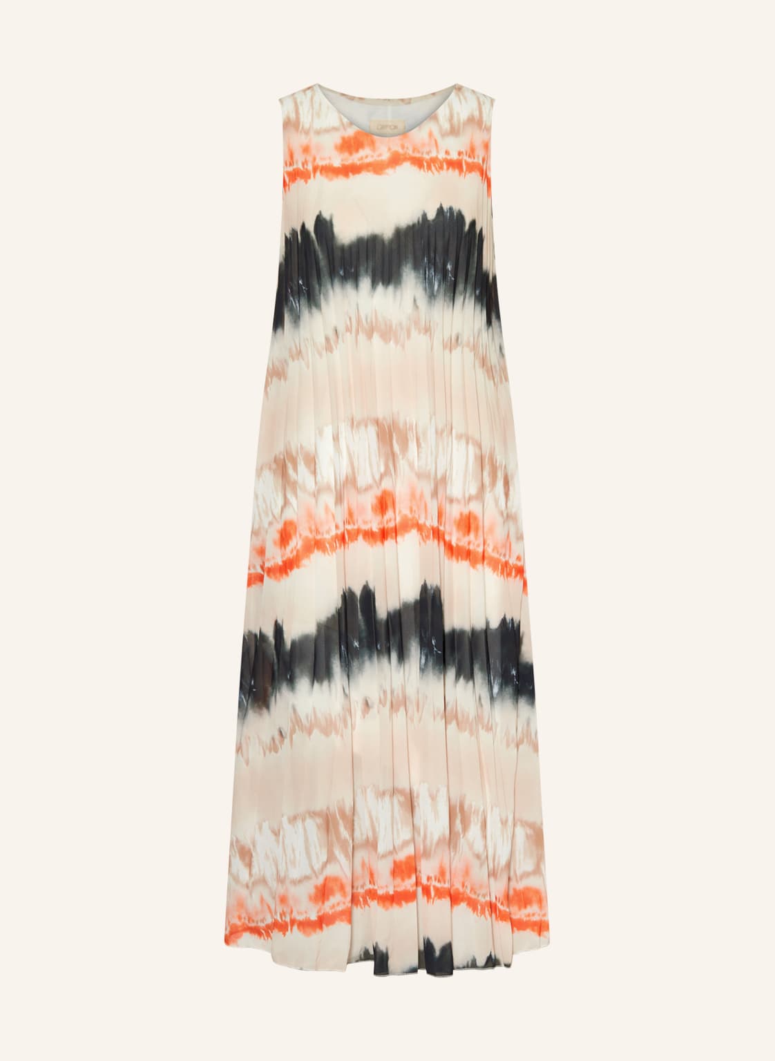 Image of Cartoon Plisseekleid beige