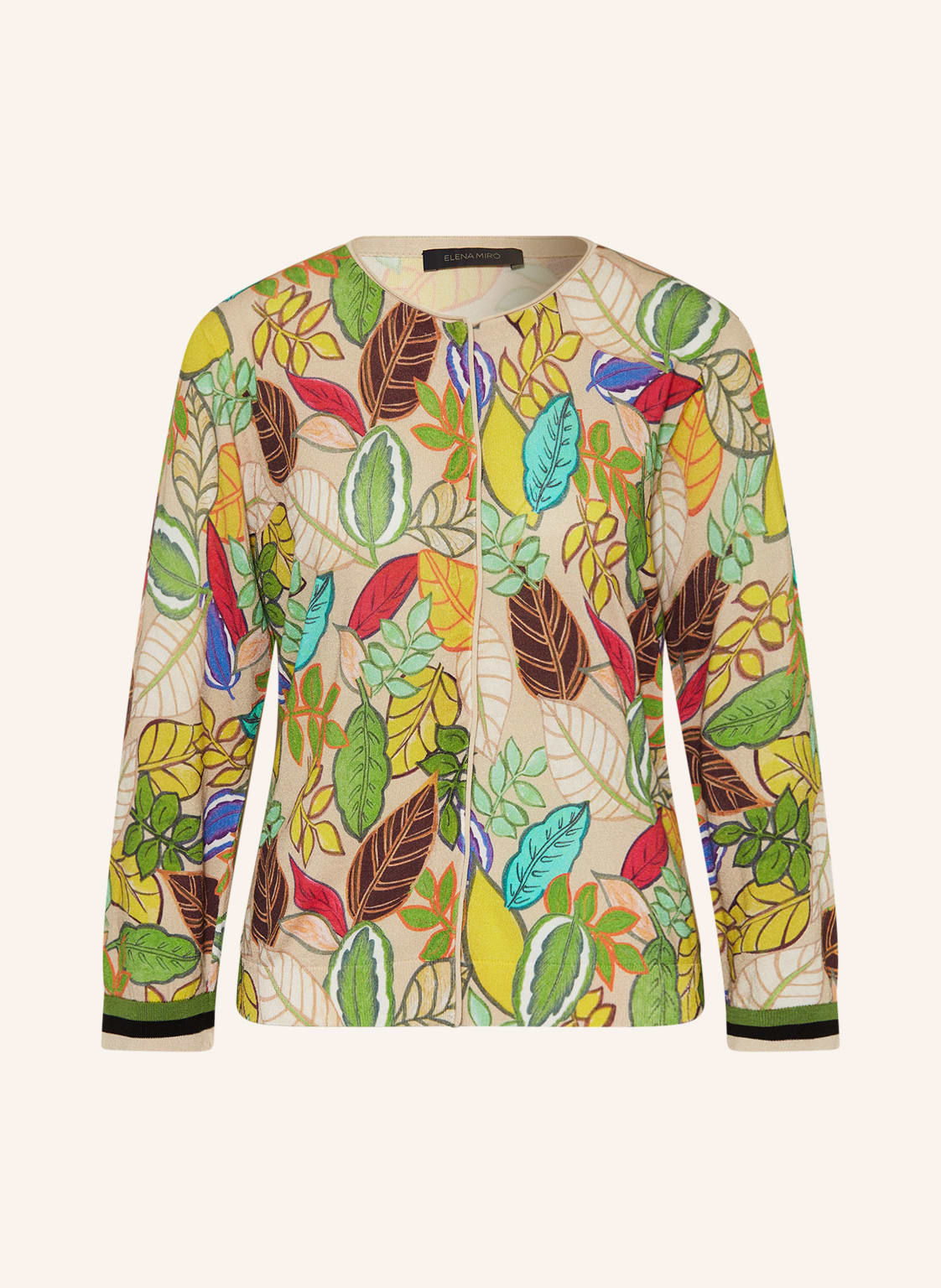 Image of Elena Miro Strickjacke beige