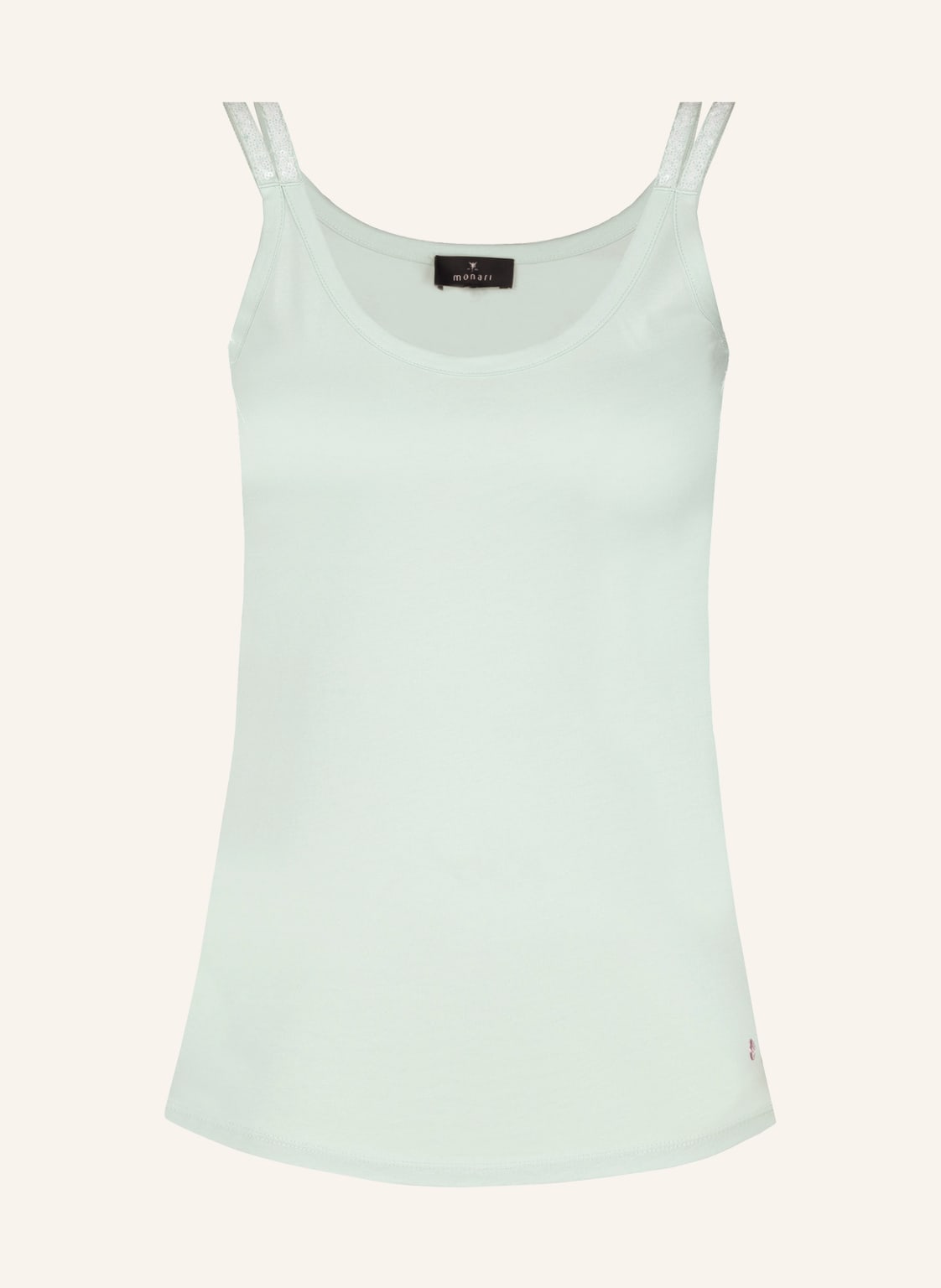 Image of Monari Top Mit Pailletten gruen