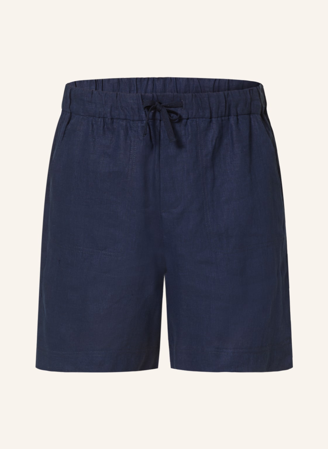 Image of Maerz Muenchen Leinenshorts blau