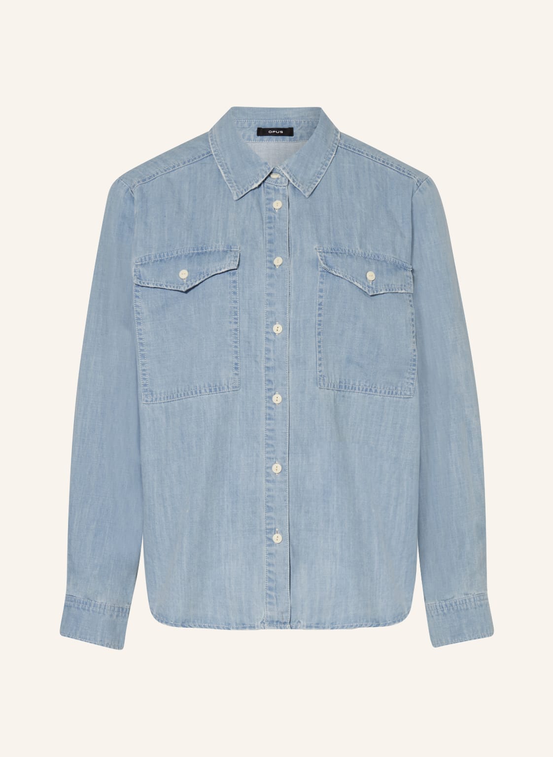 Image of Opus Jeansbluse Fapile blau