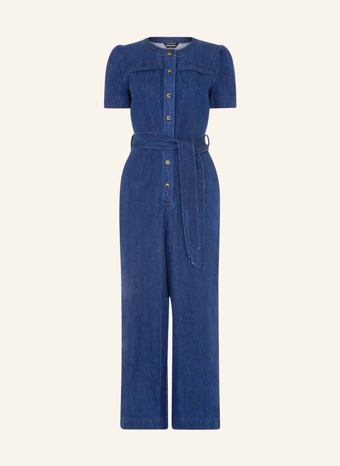 Image of Whistles Jeans-Jumpsuit Alana blau