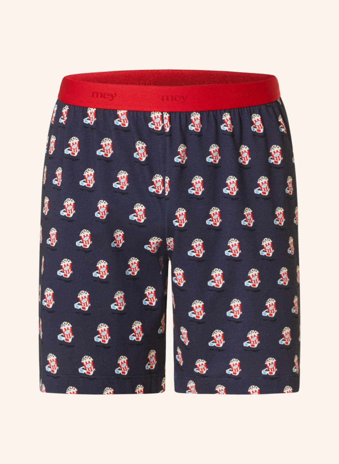 Image of Mey Schlafshorts Serie Re:Think Cinema blau