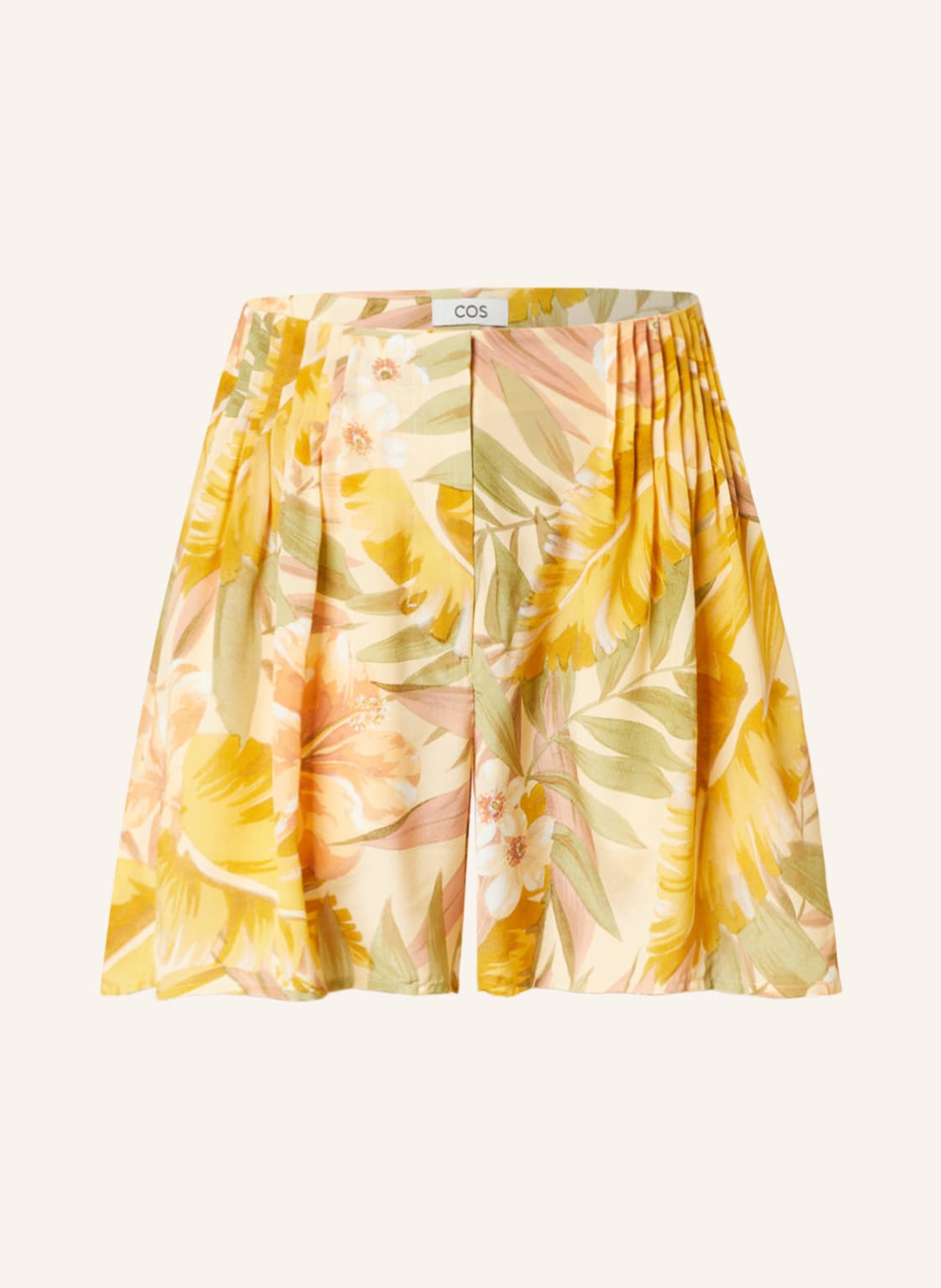 Image of Cos Seidenshorts gelb