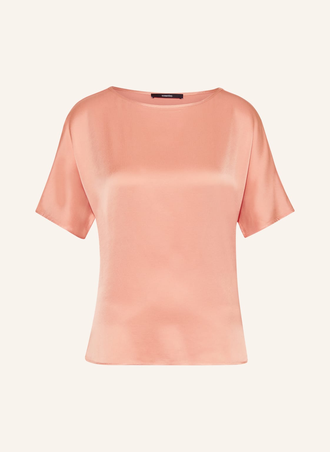 Image of Someday Blusenshirt Kelicitas Im Materialmix orange