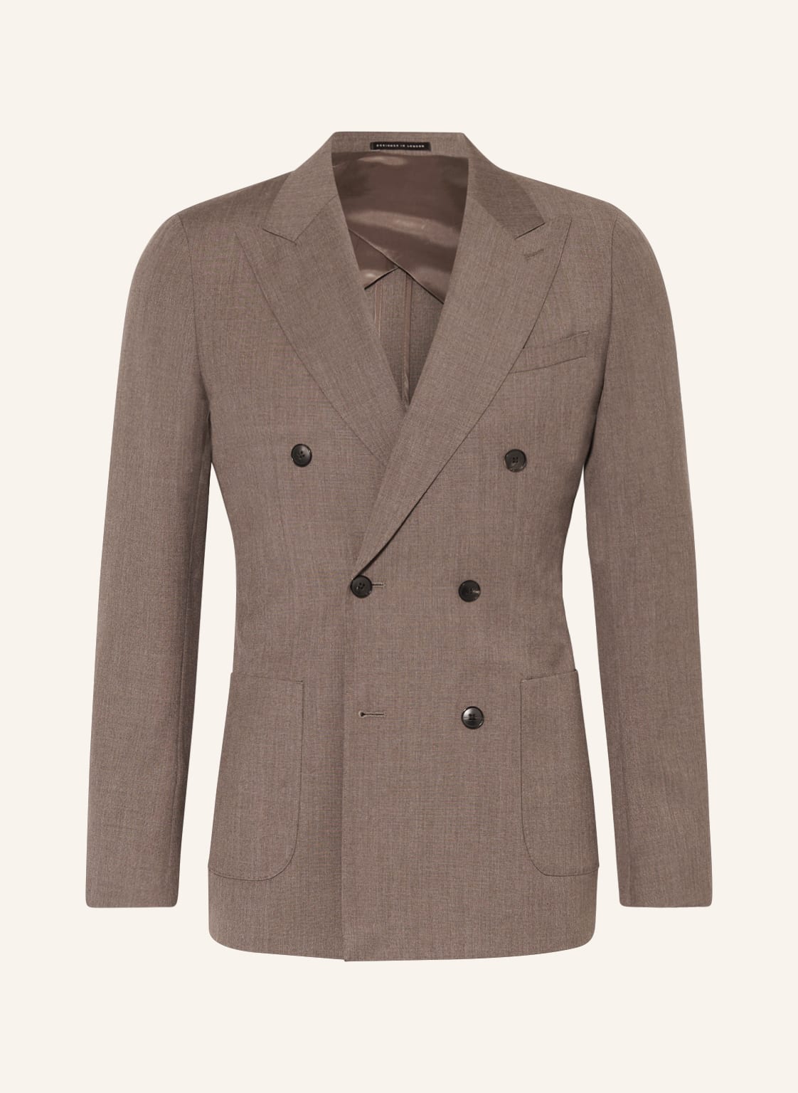 Image of Reiss Sakko Trip Regular Fit braun