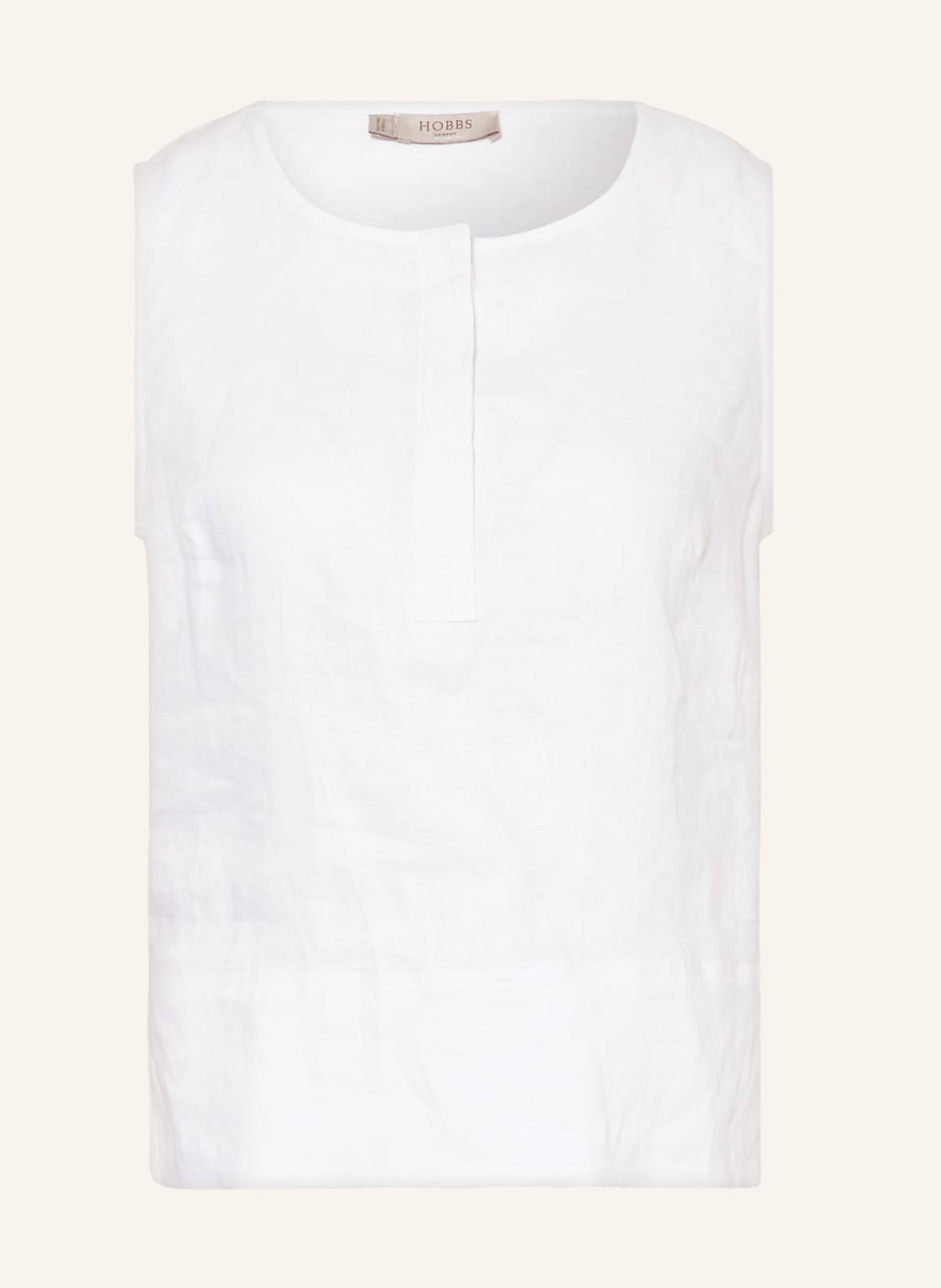 Image of Hobbs Blusentop Alma Aus Leinen weiss