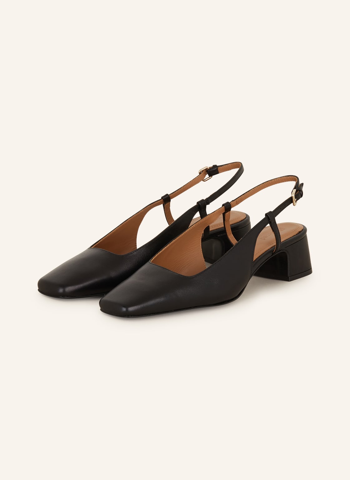 Image of Flattered Slingpumps Elin schwarz