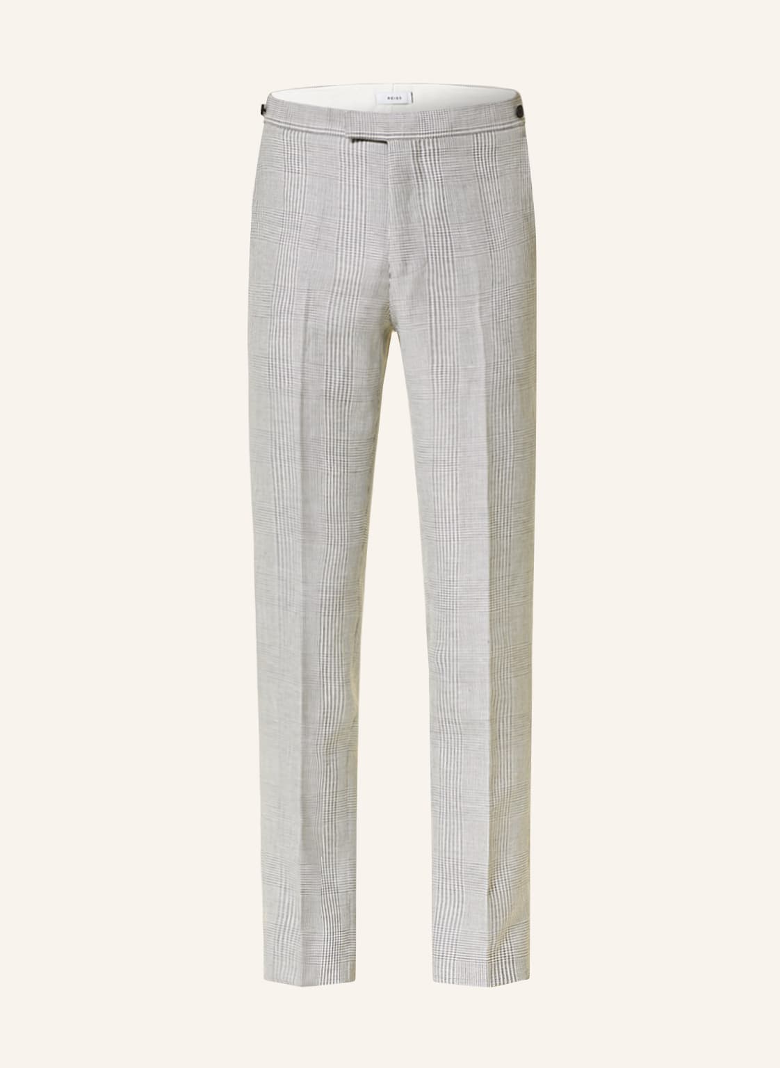 Image of Reiss Hose Matinee Slim Fit Mit Leinen grau
