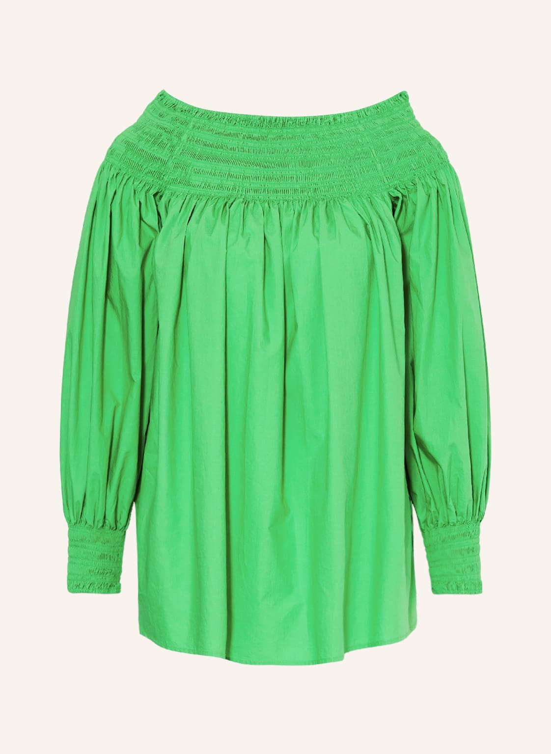 Image of Cos Off-Shoulder-Bluse gruen