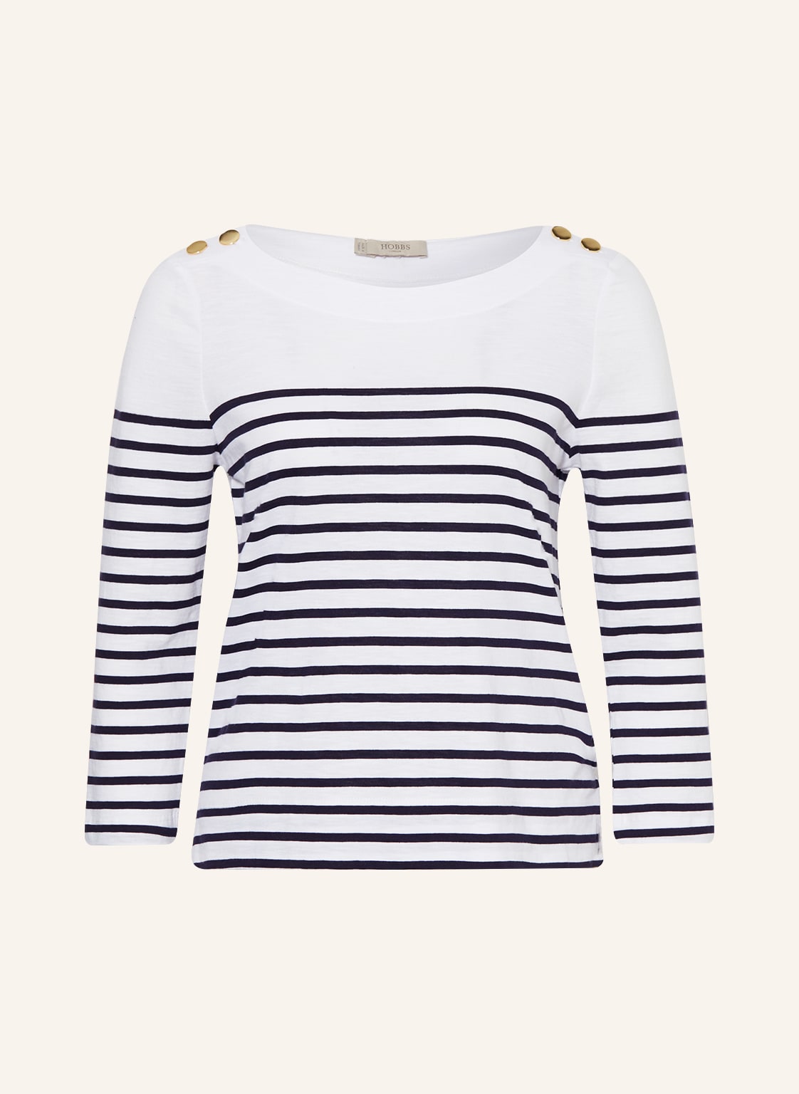 Image of Hobbs Shirt Kirsty Mit 3/4-Arm weiss