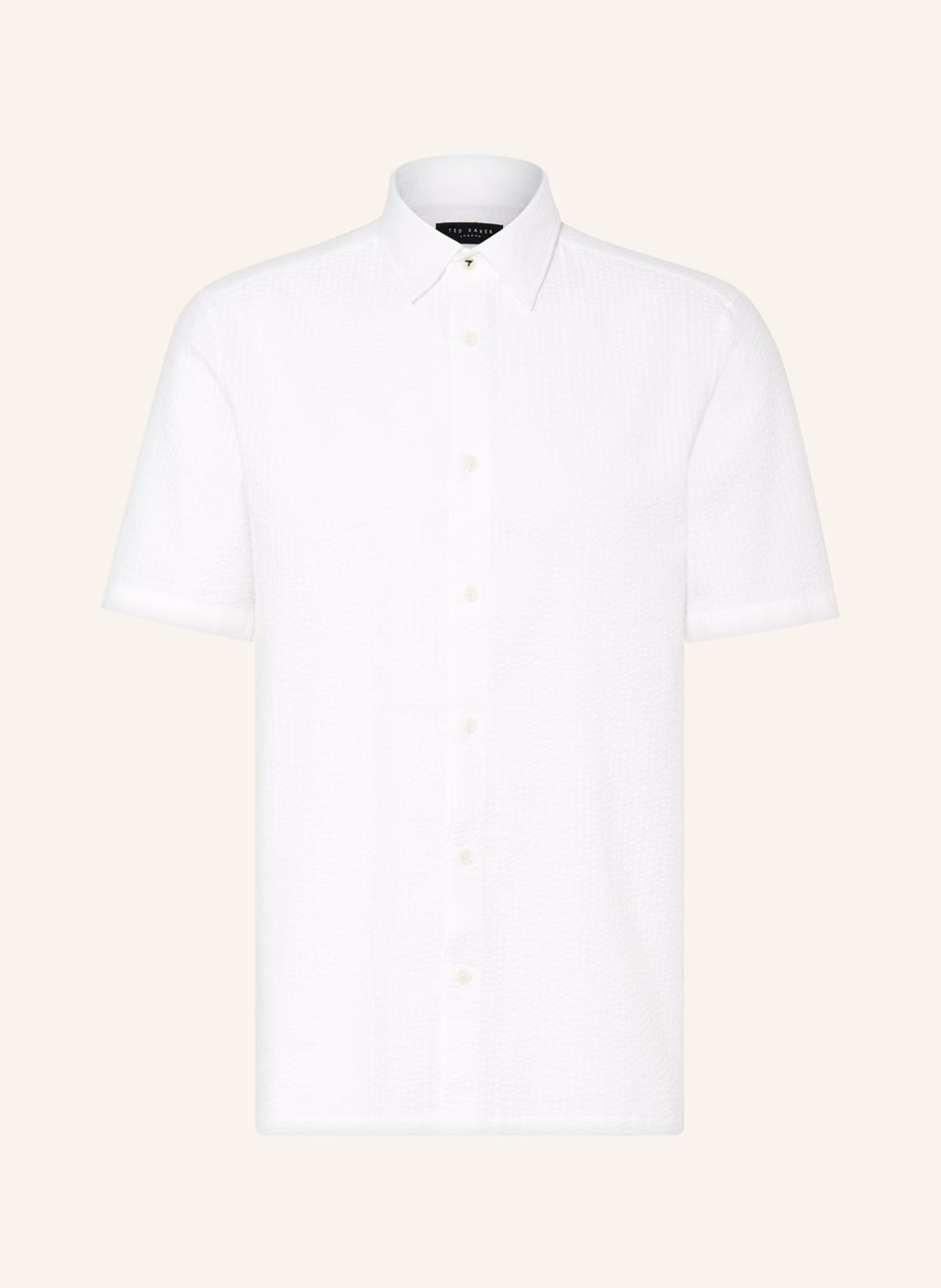 Image of Ted Baker Kurzarm-Hemd Stansho Regular Fit weiss