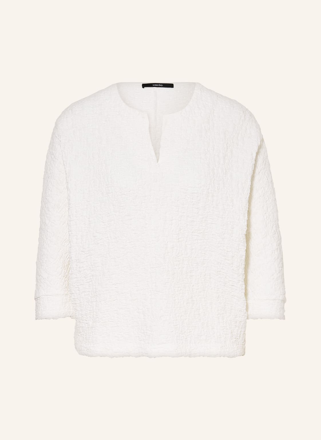 Image of Someday Blusenshirt Konora Mit 3/4-Arm weiss