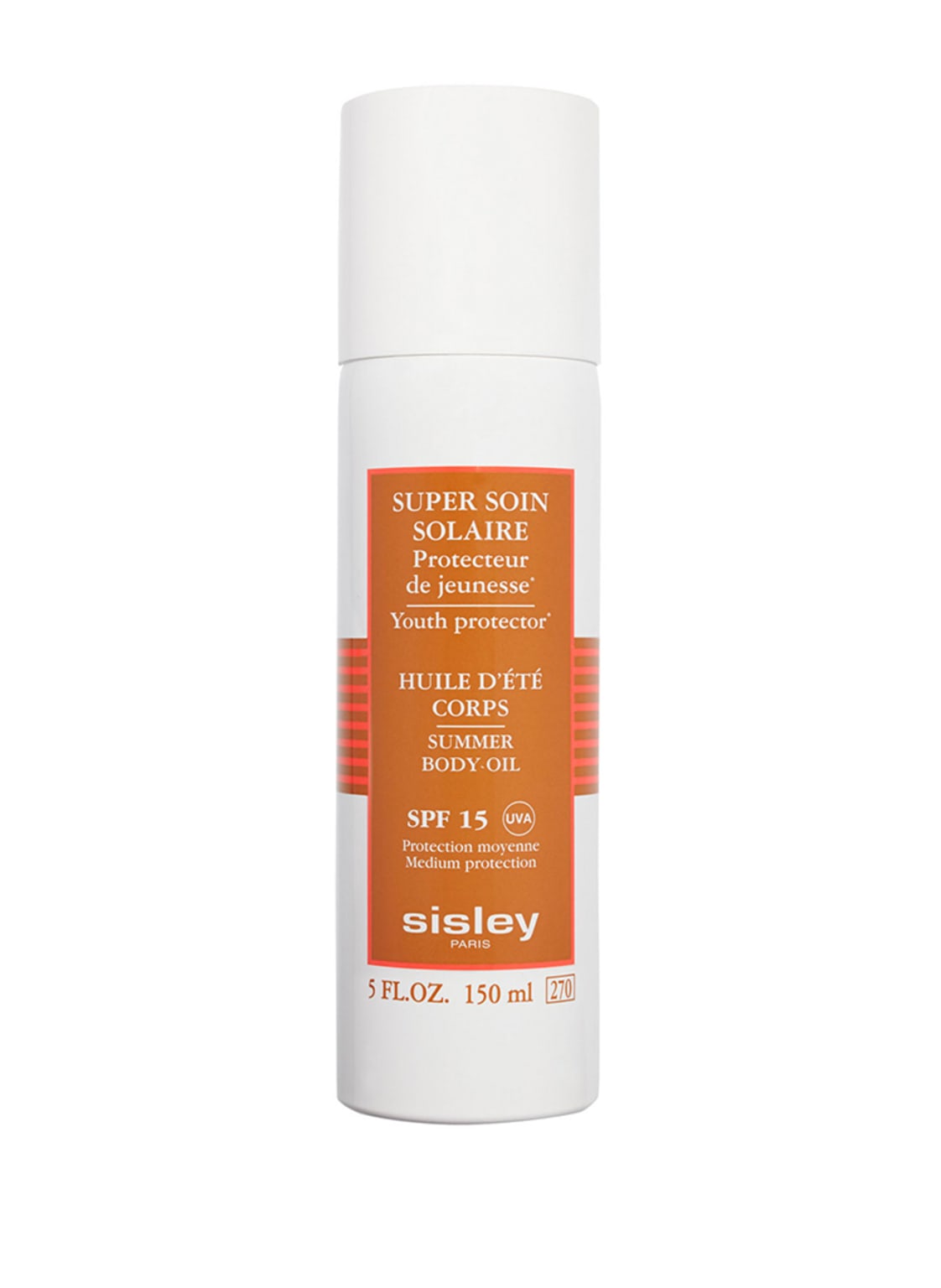 Image of Sisley Paris Super Soin Solaire Spf 15 Summer Body Oil 150 ml