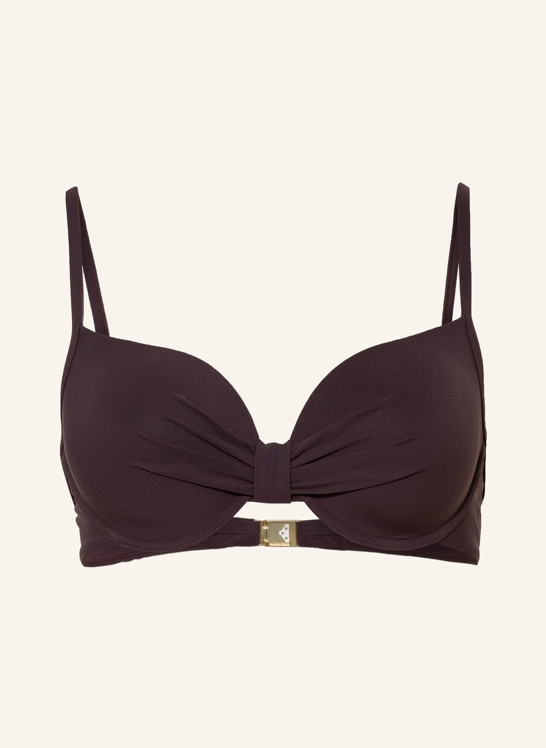 Image of Maryan Mehlhorn Bügel-Bikini-Top Elements braun