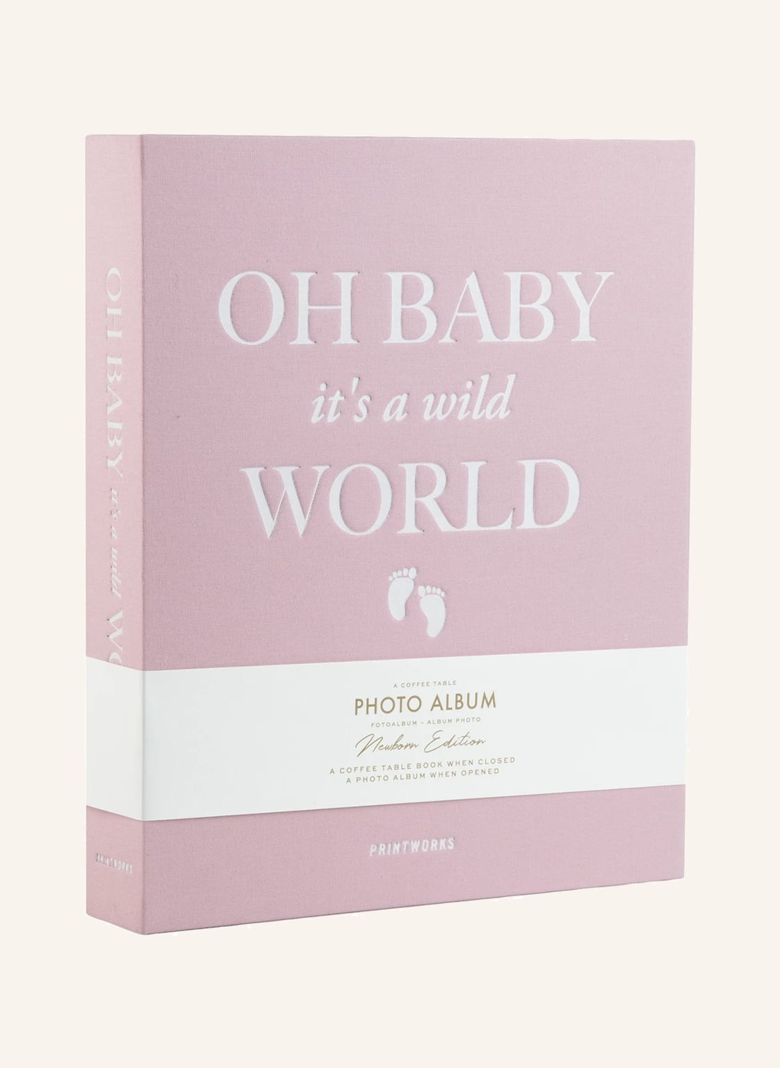 Image of Printworks Fotoalbum Baby It's A Wild World pink