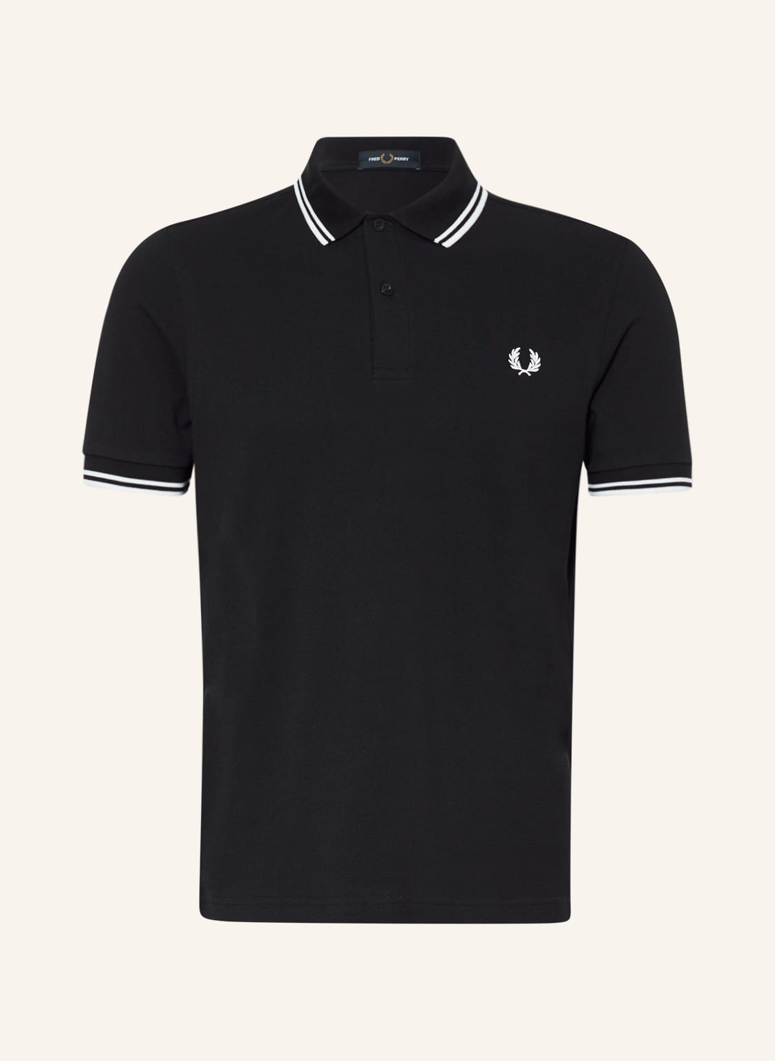 Image of Fred Perry Piqué-Poloshirt m3600 Slim Fit blau
